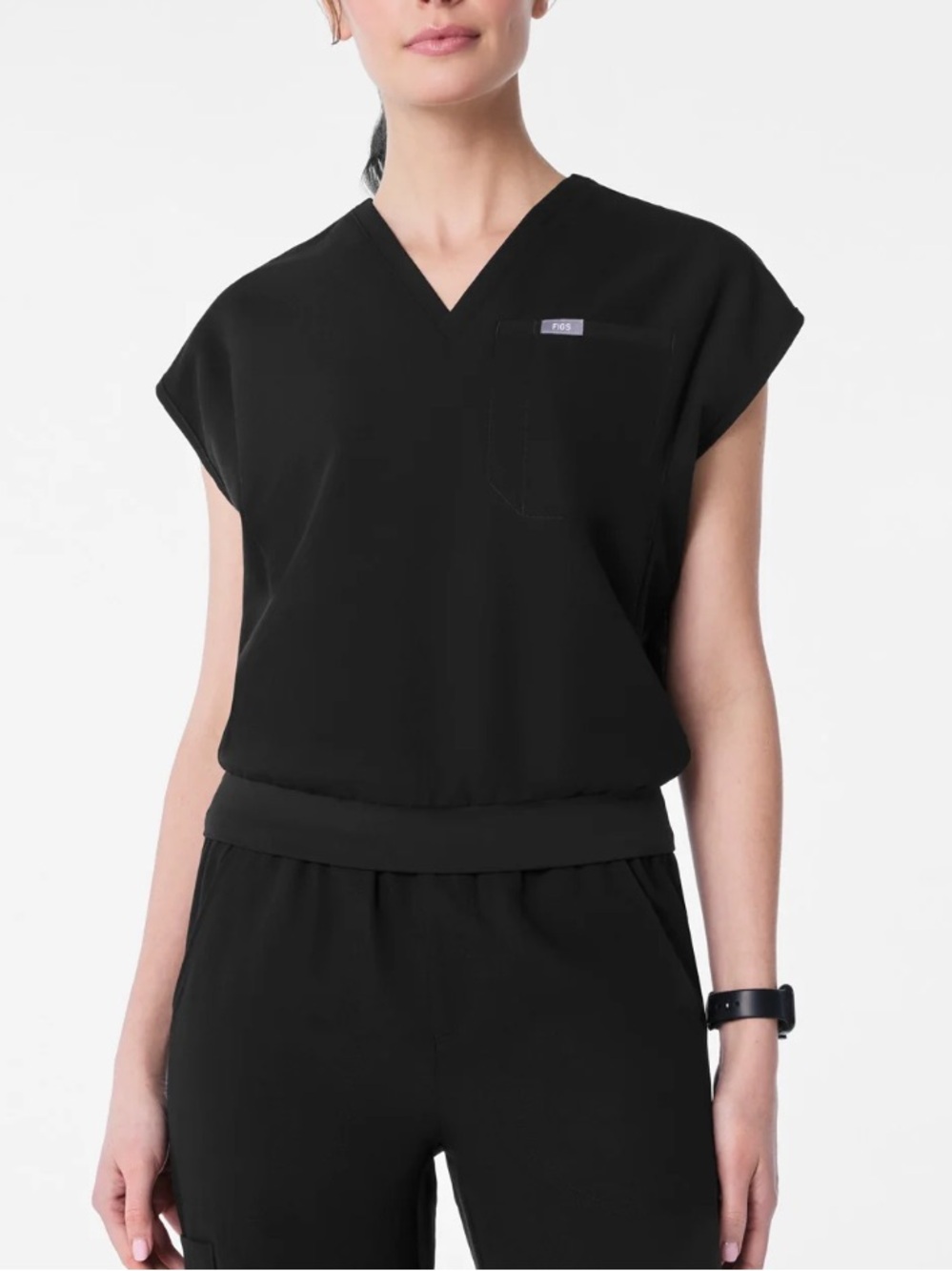 Figs Raleigh v neck scrub top